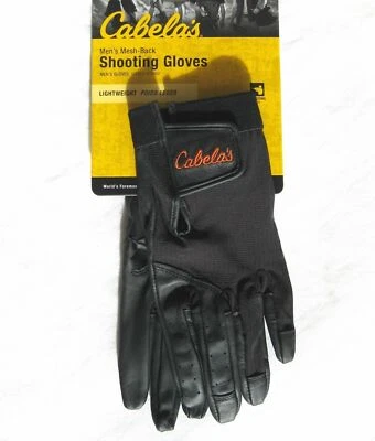 Cabela's Upland Sport Mens Mesh-Back Sheep Leather Shooting Hunting Gloves B144 - Image 1 of 2