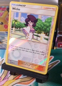 Wicke - 127 147 Uncommon Reverse holo Burning Shadow Pokemon Trainer's Toolkit - Picture 1 of 3