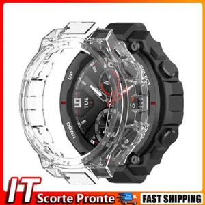 Cover per orologio intelligente in TPU trasparente per Huami Amazfit T-Rex PRO/T - Zdjęcie 1 z 8