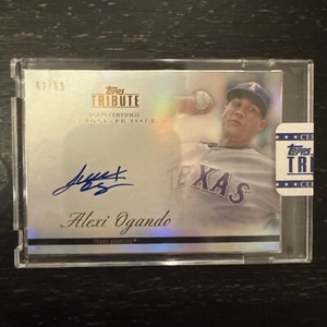 2012 Topps Tribute - Autogramme Alexi Ogando #TA-AO3 /99 (AU) ENCASED AUTO - Bild 1 von 2