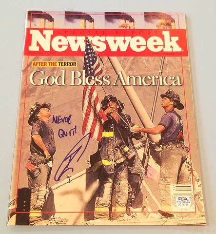 Robert O'Neill Signed Newsweek Special Report Magazine Navy Seal Bin Laden PSA Cover