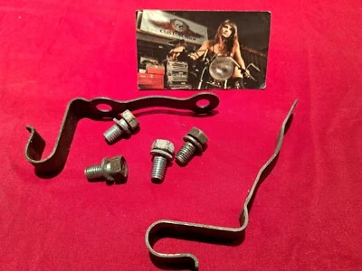 1979 铃木 GS750E GS 750 前轮挡泥板螺栓和电缆指南 原始设备制造商 — 第 1/4 张图片