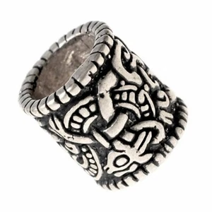 Bartperle "Jelling" - 9 mm Loch, Perle, Bartperle, Haarperle, Haarschmuck, Wikin - Picture 1 of 2