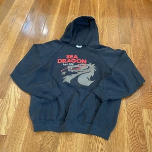 Vintage Sea Dragon MH-53E Attack Chopper Hoodie Sz XL - Picture 1 of 9