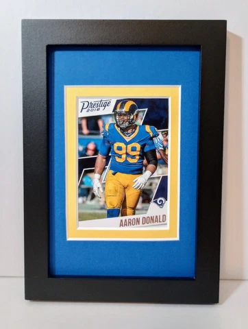 Aaron Donald Los Angeles Rams Display Custom Framed Football Card Plaque Cover