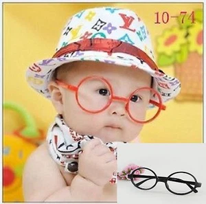 Baby Kids Children Plastic Eyeglasses Frame Party Costume Photography Prop - Picture 1 of 2