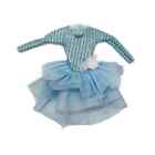 Fashion Sequin Dress For 11.5" Doll Long Sleeve Irregular Hemline Evening Gown