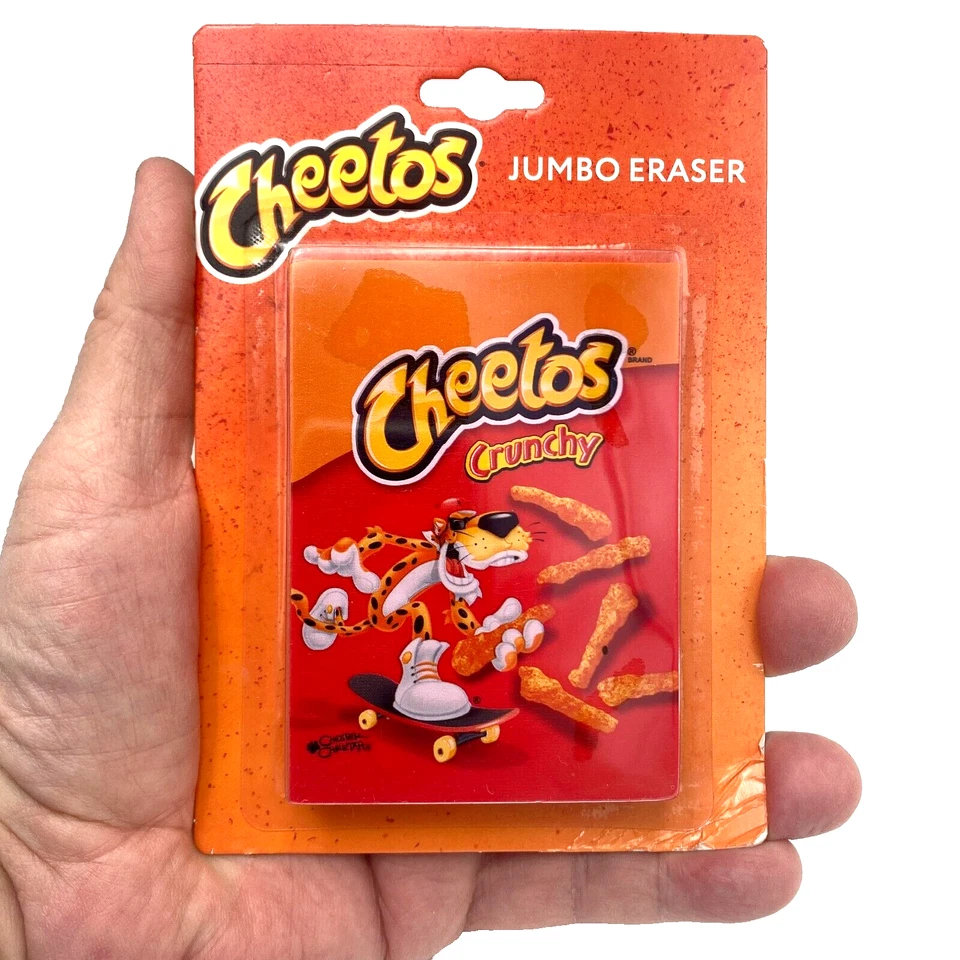 Cheetos Jumbo Eraser Red Orange ABG School Supplies