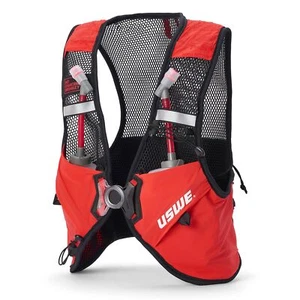 Chaleco de hidratación para correr USWE Pace 2L con 2 x 500 ml Ultra frascos sendero senderismo - rojo - Imagen 1 de 7