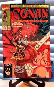 Cómic Conan El Bárbaro #242 Marvel Comics 1991 - ¡Batalla con Sonja Roja! - Imagen 1 de 8