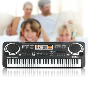 61 Tasten Elektronische Orgel Digital Keyboard Klavier Kinder mit Mikrofon K3U0 - Bild 1 von 11