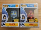 Funko Pop HADES Red Glow Chase Disney Hercules 381 Hot Topic Set Lot Global Ship