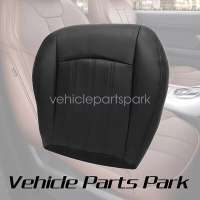 Funda de asiento de cuero gris oscuro para parte inferior del conductor Chrysler 300C Limited 2005-2010 Foto 1 de 4