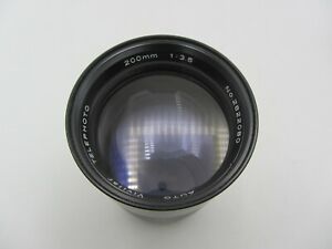 Vivitar F3.5 200mm Telephoto Pentax M42 Screw Lens For SLR/Mirrorless Cameras