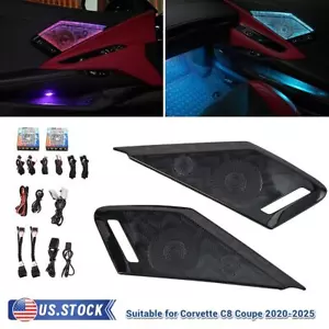 For Corvette C8 Coupe 2020-25 Car Ambient Lighting System Smartphone App Control - Foto 1 di 16
