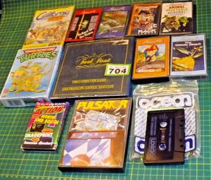 L704: JOB LOT BUNDLE of 12x games & tapes for the Amstrad CPC 464 computer - Picture 1 of 1