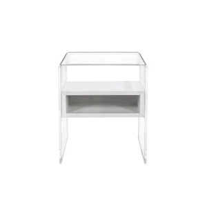 iPLEX Design - "LYN" TavolinoComodino Habitat bianco supremo 40x33x50h cm - Foto 1 di 3