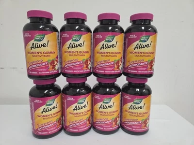 8 x Nature's Way Alive Women's Multivitamin Antioxidants Mixed Berry 150 Gummies - Image 1 of 4