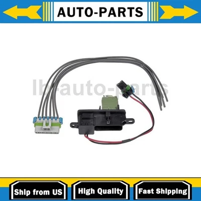 Kit de resistencia de motor soplador HVAC delantero de 8,1 L para GMC Savana 3500 2001-2002 1x Foto 1 de 4