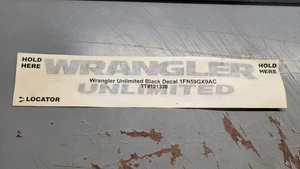 OEM Mopar 07-17 Jeep Wrangler Exterior Wrangler Unlimited Decal 1FN59GX9AC - Bild 1 von 3