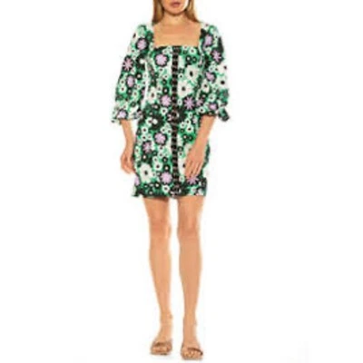 Mini vestido floral Alexia Admor MSRP $245 tamanho 12/L | ENVIO NO MESMO DIA ou no DIA SEGUINTE  - Imagem 1 de 4