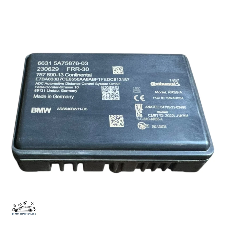 BMW IX XDRIVE50 2023 SENSOR RADAR DISTRONIC 5A75876 Foto 1 de 3