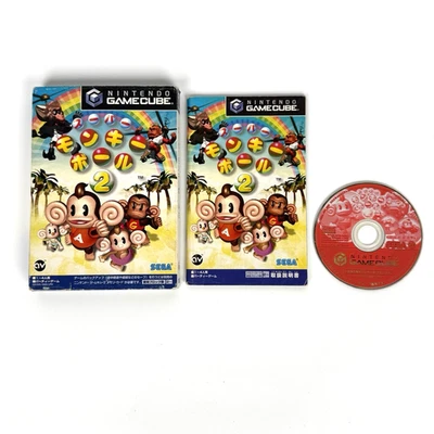 Super Monkey Ball 2 Nintendo GameCube Japan Import Complete Free Shipping - Image 1 of 4