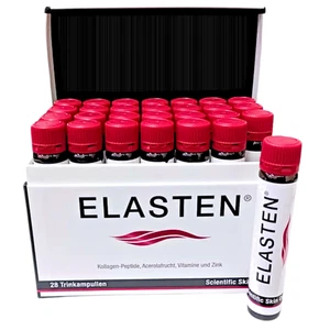 ELASTEN Germany Elasten Drinking with Hydrolyzed Collagen new 28 tubes EXP8/2026 - Picture 1 of 8