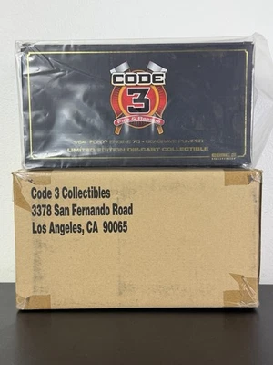 Bomba Seagrave Motor 75 FDNY 1/64 Código 3 Edición Limitada Die Cast #12571 Nuevo en Caja Foto 1 de 4