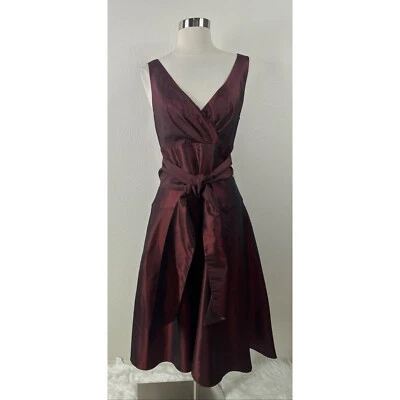 Праздничное миди-платье COLDWATER Creek без рукавов Fit & Flare размер 6 - Изображение 1 из 4