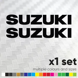 SUZUKI Decals / Stickers Motorbike Racing Motorcycle Tank Fairing 355mm LARGE - Picture 1 of 4