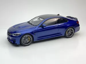 GT SPIRIT 1/18 GT059 BMW M4 CS COUPE BLUE MET (AUTOART OTTO NOREV PARAGON BBR) - Foto 1 di 10