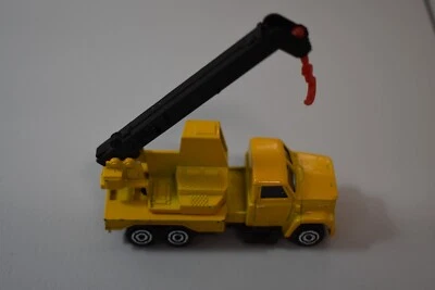 Majorette No. 283 Yellow Crane Truck - Complete, France - Image 1 of 4