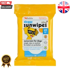 Petkin SPF15 Sunscreen Wipes - (pack of 1) - Picture 1 of 7