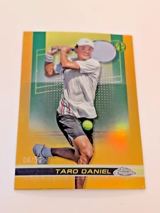 Taro Daniel 2024 Topps Chrome Tennis Gold Refractor /50 RC - Picture 1 of 6