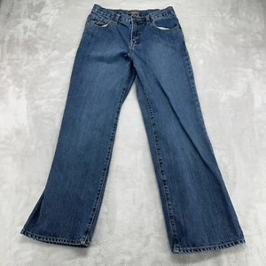 Old Navy Jeans Teens 14 Husky Blue Denim Regular Straight Fit Pants 30x28 - Picture 1 of 10