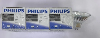 3x 50W Philips MR16 GU5.3 12V Halogen 36 Deg Spot Light Bulbs Lamp UV Block - Image 1 of 4