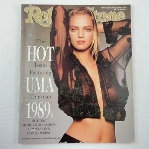 Rolling Stone Magazine Australia August 1989 Issue No. 434 Uma Thurman Ian Moss - Picture 1 of 8