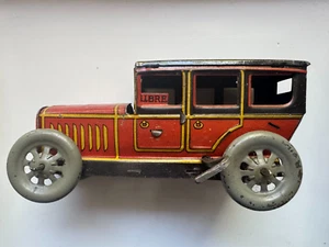 Blechauto wohl Frankreich um 1900 - Uhrwerkantrieb 13 cm - Antrieb defekt - Picture 1 of 8