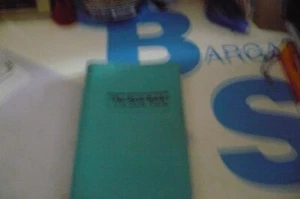 vinyl book cover made in USA 10 X 7.5 Front Cover Says "The Book Rack" - Picture 1 of 3