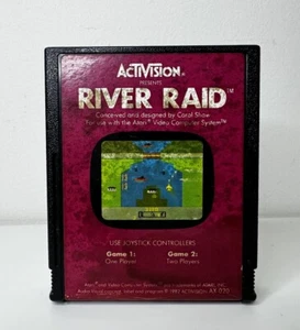 1982 Activision Atari 2600 River Raid Game Cartridge Untested - Picture 1 of 3