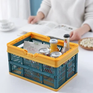 Bathroom Storage Basket Picnic Handle Basket Picnic Serving Baskets - Picture 1 of 11