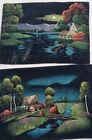 Oil Painting On Velvet Pillow Case Or Wall Picture Captivating Night Sean Mural 