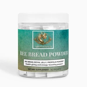 Bee Bread Powder with Royal Jelly Propolis by Aromatized for Energy and Wellness - Picture 1 of 5