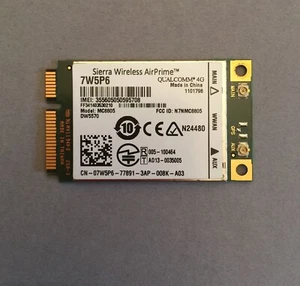 Sierra Wireless AirPrime WWAN mini-PCIe card for Dell/HP laptops DW5570 7W5P6 - Photo 1/3