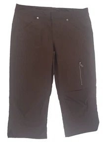 Athleta Damen Capri Hose Größe 2 Braun Nylon Elasthan - Bild 1 von 17