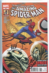 AMAZING SPIDER-MAN #697 Signed by Dan Slott / Steve McNiven C/W COA - Bild 1 von 2