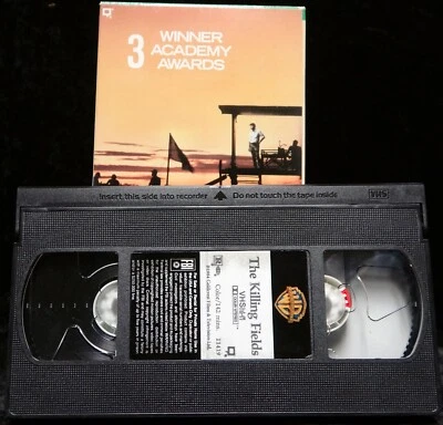 VHS The Killing Fields 📼 1986 Sam Waterston Cambodia Drama - Image 1 of 3