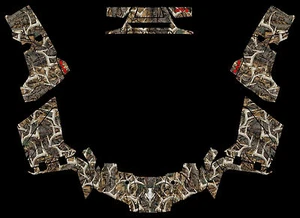 Honda Pioneer 700-4 Camo Design Decal Graphic Kit Wraps Graphics - Picture 1 of 2