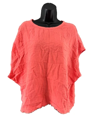 Nueva con etiquetas Camiseta Garbarini Terciopelo Coral Manga Corta Talla Pequeña Foto 1 de 4